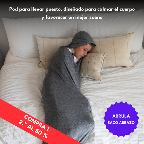 ARRULA gris, saco abrazo: compra 1 y el segundo a mitad de precio